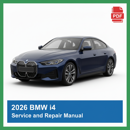 2026 BMW i4 repair manual