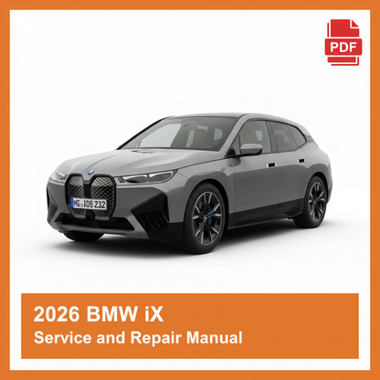 2026 BMW iX Service and Repair Manual