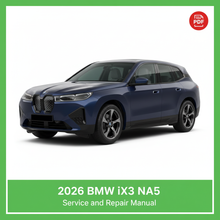 2026 BMW iX3 NA5 Service and Repair Manual