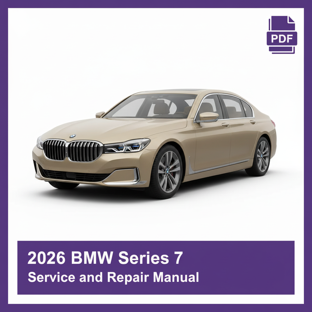 2026 BMW Series 7 Service and Repair Manual