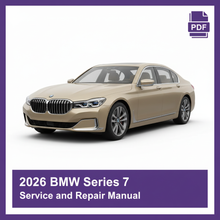 2026 BMW Series 7 Service and Repair Manual