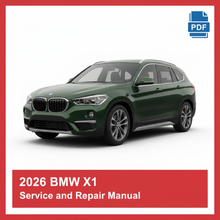 2026 BMW X1 Service and Repair Manual