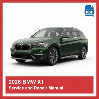 2026 BMW X1 Service and Repair Manual
