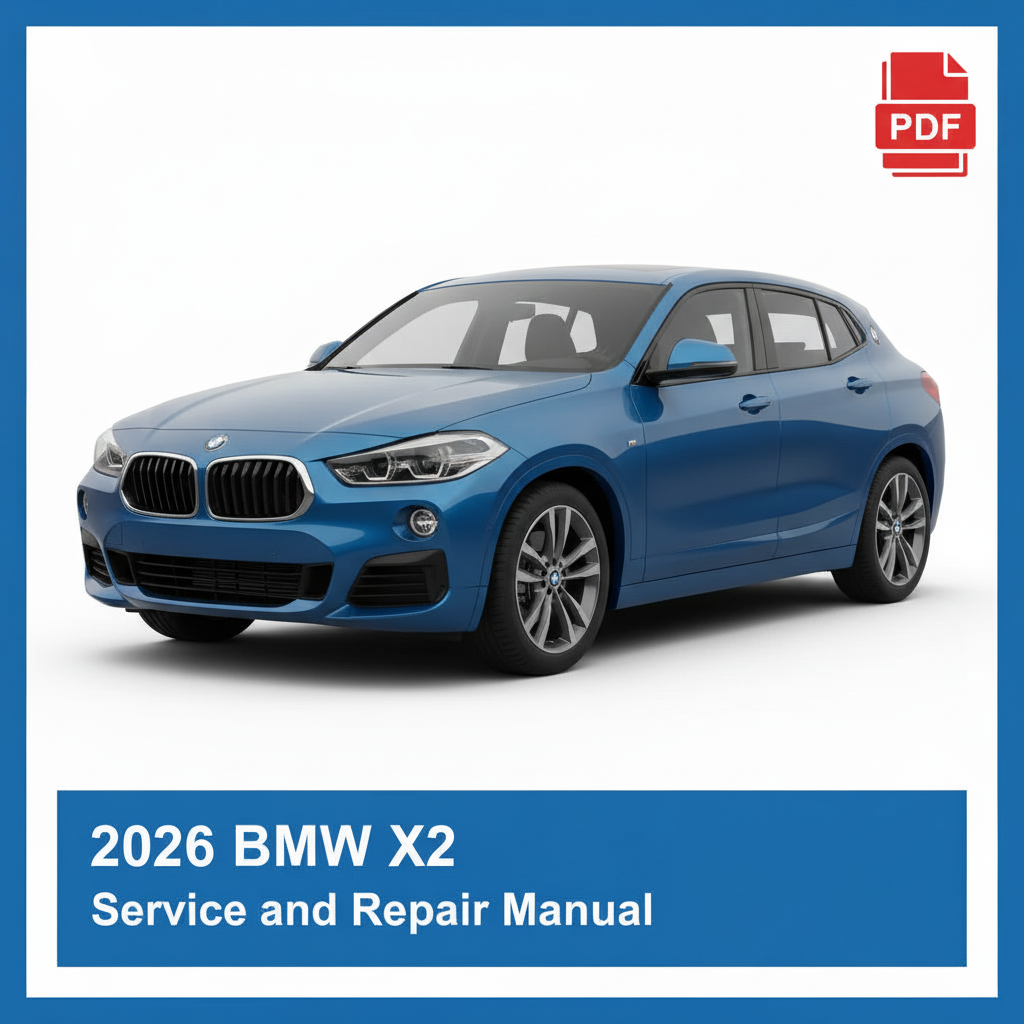 2026 BMW X2 Service and Repair Manual