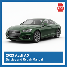 Audi A5 2025 repair manual