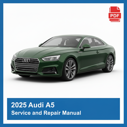 Audi A5 2025 repair manual