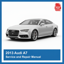 Audi A7 2013 repair manual
