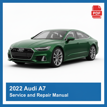 Audi A7 2022 repair manual