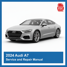Audi A7 2024 repair manual