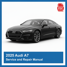 Audi A7 2025 repair manual