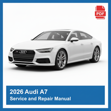 Audi A7 2026 repair manual