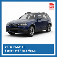BMW X3 2006 Service and Repair Manual