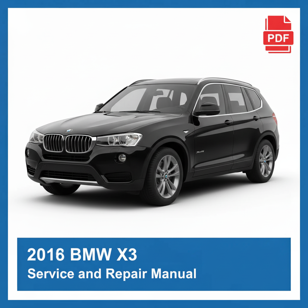 BMW X3 2016 Service and Repair Manual