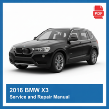 BMW X3 2016 Service and Repair Manual