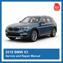BMW X3 2018 Service and Repair Manual