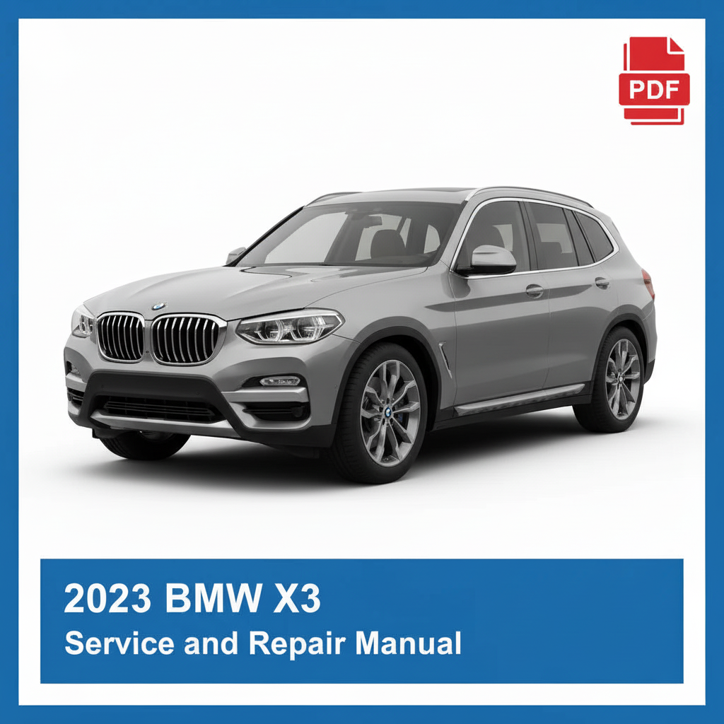 BMW X3 2023 Service and Repair Manual
