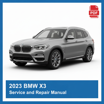 BMW X3 2023 Service and Repair Manual