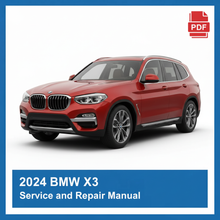 BMW X3 2024 Service and Repair Manual