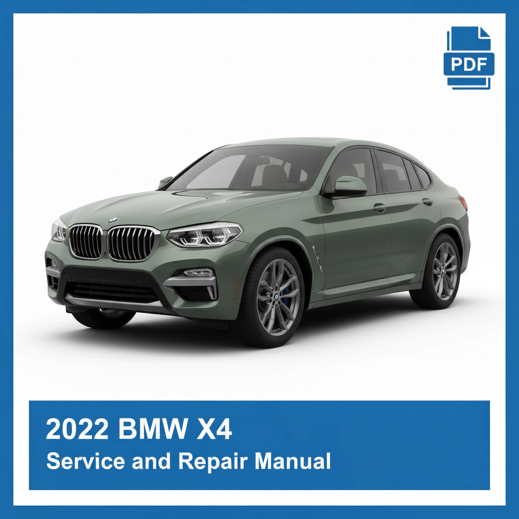 BMW X4 2022 Service and Repair Manual