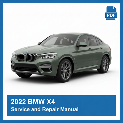 BMW X4 2022 Service and Repair Manual