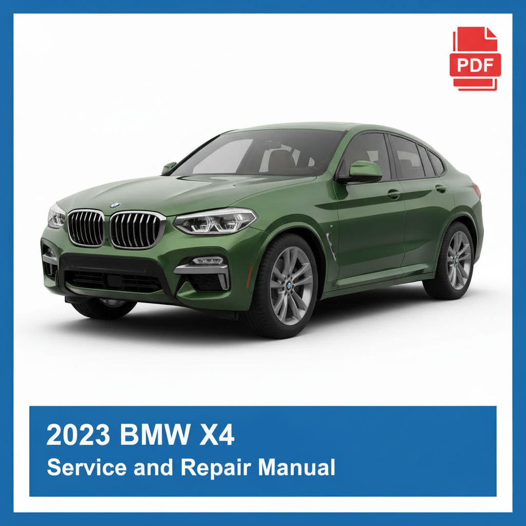 BMW X4 2023 Service and Repair Manual