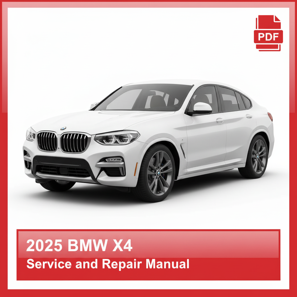BMW X4 2025 Service and Repair Manual