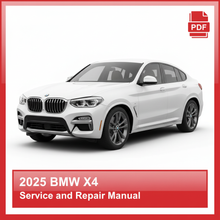 BMW X4 2025 Service and Repair Manual
